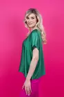 Bluza lejera in anchior verde M4307 thumbnail picture - 