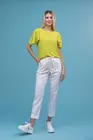 Bluza lejera maneca fluture  lime B4315 thumbnail picture - 