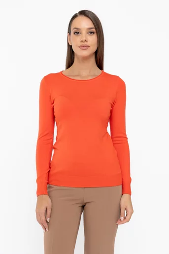 Bluză tricot decolteu rotund talie mică corai BDP1001
