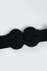 Curea neagra elastica cu catarama impletita thumbnail picture - 