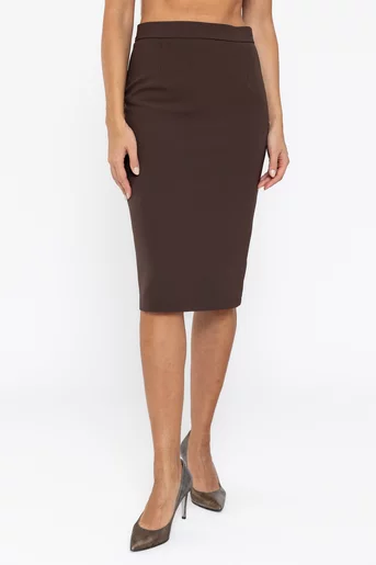 Fustă Caramel conică maro  F3511