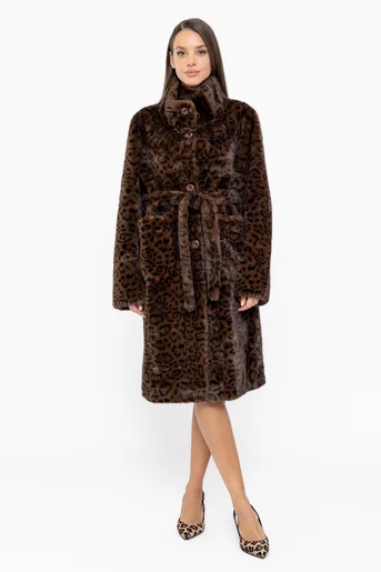 Jachetă blamă cu guler înalt JDP1007