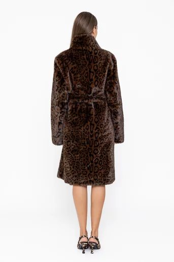 Jachetă blamă cu guler înalt JDP1007