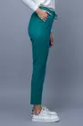 Pantaloni casual cu elastic si snur verde  inchis  P2305 thumbnail picture - 