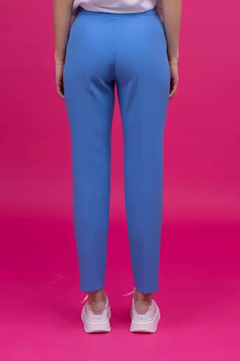 Pantaloni conici bleu P2306