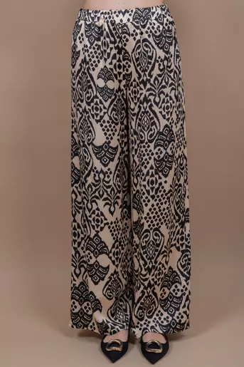 Pantaloni lejeri din vascoza imprimata M2122