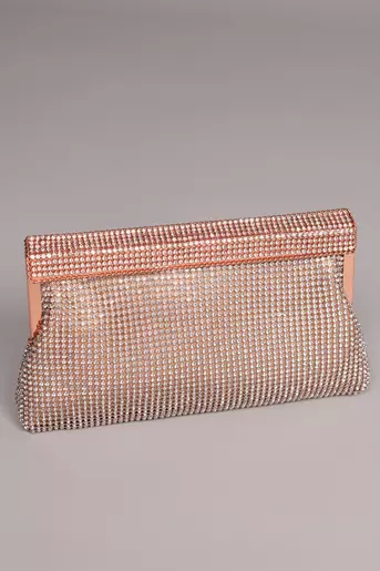 Poseta eleganta cu strasuri roz 999