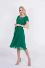 Rochie eleganta din voal cu cordon verde R8233 thumbnail picture - 