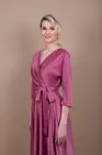 Rochie midi eleganta cu cordon plamanie R8313 thumbnail picture - 