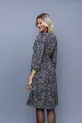 Rochie voal imprimat cu banda incretita R8347 thumbnail picture - 