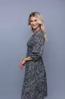 Rochie voal imprimat cu banda incretita R8347 thumbnail picture - 