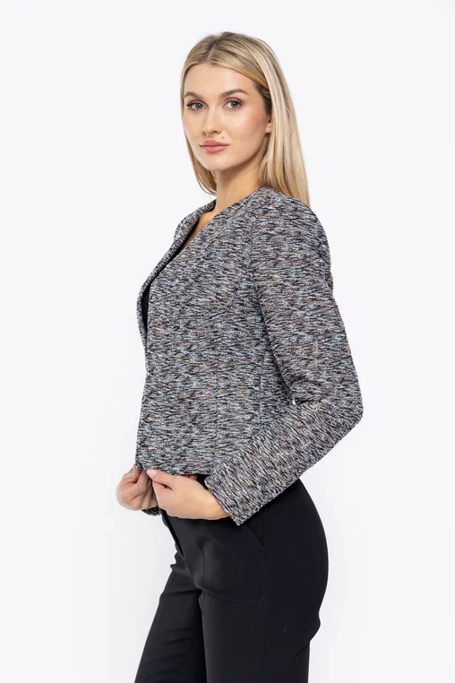 Sacou Caramel elegant cu fir lame multicolor S1517 thumbnail picture - 