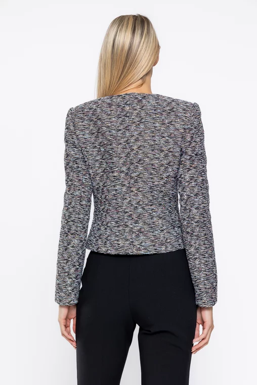 Sacou Caramel elegant cu fir lame multicolor S1517 thumbnail picture - 