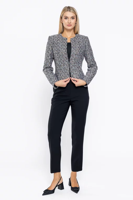 Sacou Caramel elegant cu fir lame multicolor S1517 thumbnail picture - 