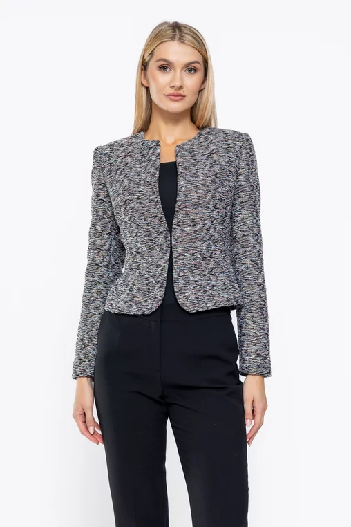 Sacou Caramel elegant cu fir lame multicolor S1517 thumbnail picture - 