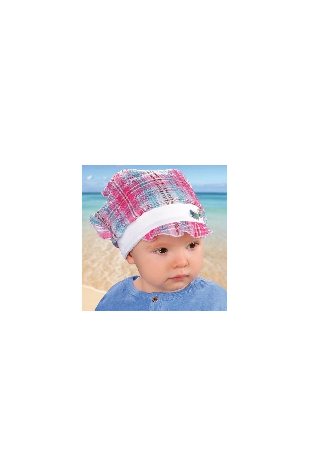 Bandana din bumbac pentru fetite 6-24 luni – AJS 28-158 roz, mov, rosu 28-158 imagine noua 2022