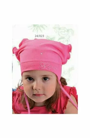 Batic din bumbac pentru fetite 0-3 ani - AJS 24-023 roz
