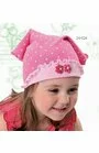 Batic din bumbac pentru fete 3-5 ani - AJS 24-024 roz
