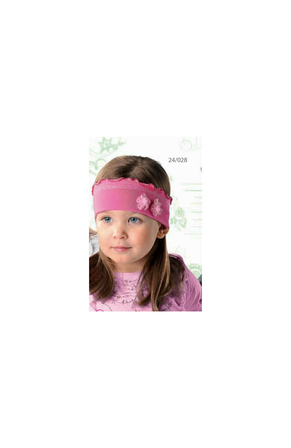 Bentita din bumbac pentru fete 3-5 ani – AJS 24-028 roz, fucsia, lila, mov, alb 24-028 imagine noua 2022