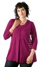 Bluza dama din vascoza, marimi mari, Wadima 103-346 violet
