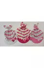 Caciulita de vara din bumbac pentru fetite 6-24 luni - AJS 28-143 roz, fucsia, alb