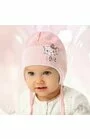 Caciula pentru fetite 1-6 luni - AJS 42-007 roz