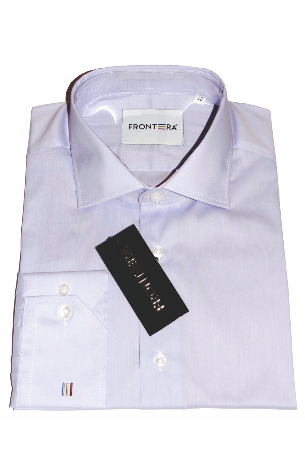 Camasa premium barbati, 100% bumbac, regular fit - frontera - mov deschis