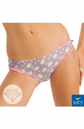 Chilot tanga dama, bumbac - Key Underwear LPW 523