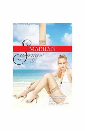 Dresuri cu banda adeziva - Marilyn Summer 8 DEN - negru, milk