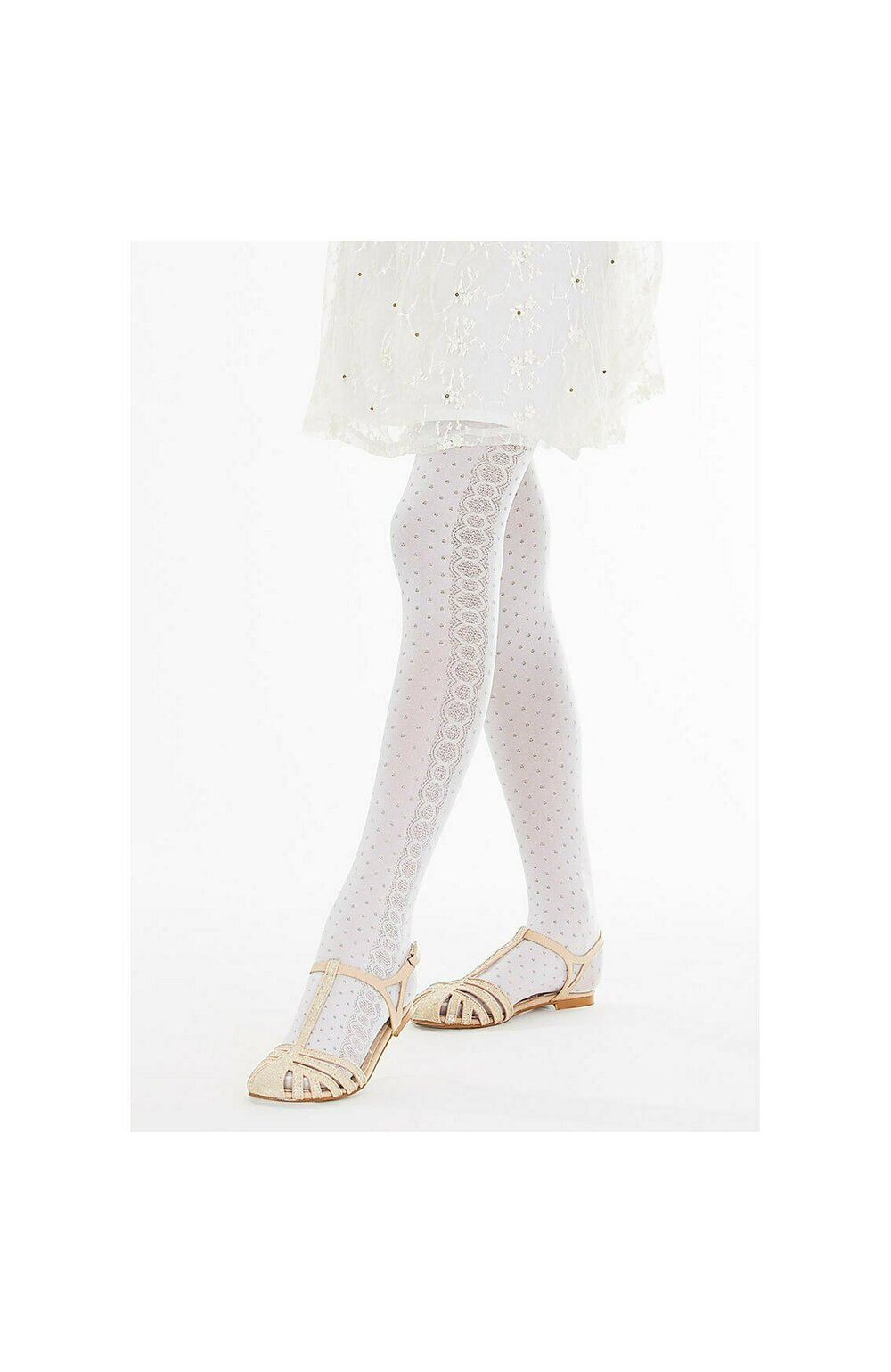 Ciorapi cu model pentru fetite – Marilyn Lily C86, 60 DEN – albastru Albastru imagine noua 2022