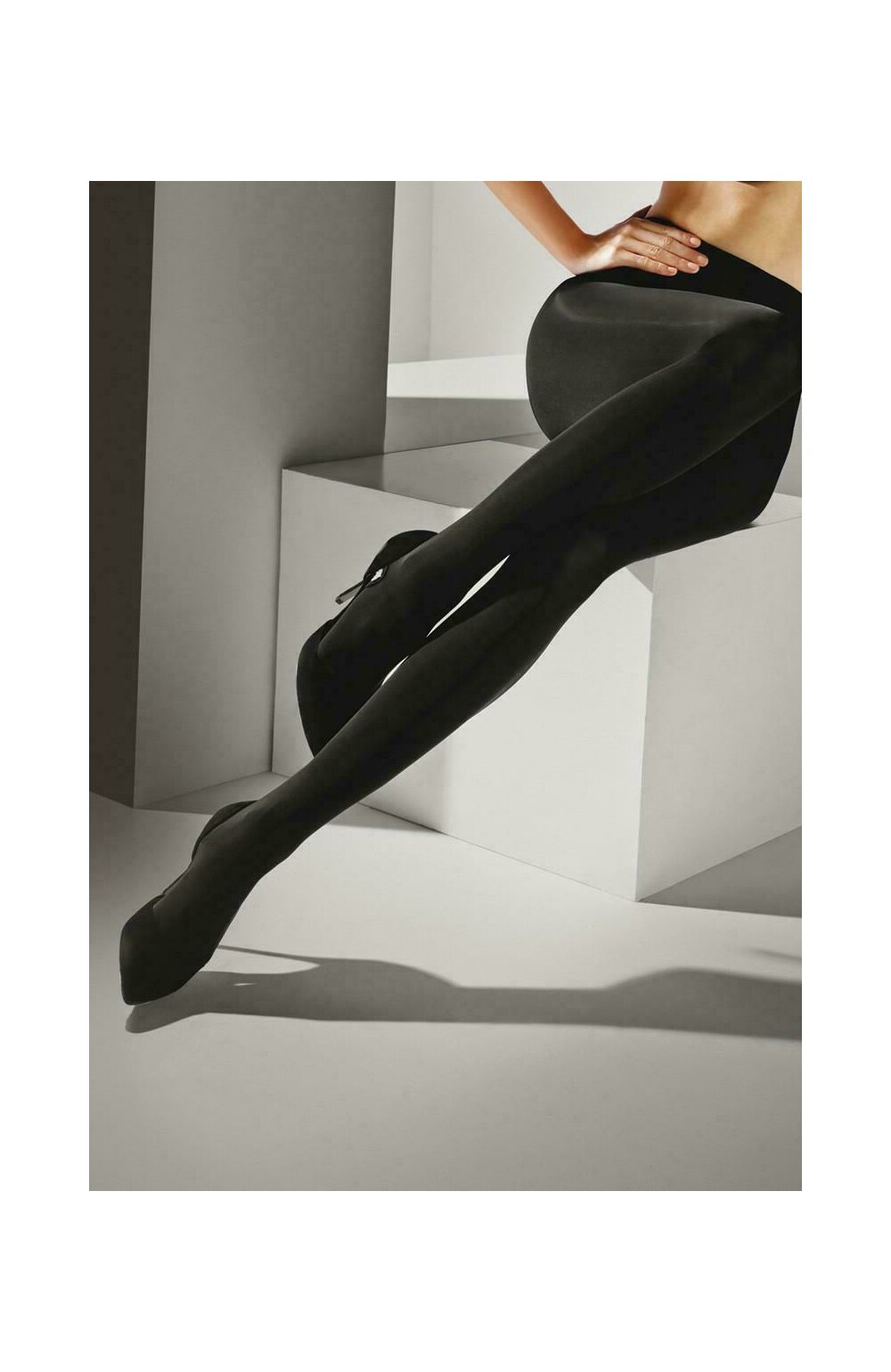 Ciorapi dama – Marilyn Lux Line Satinelle 80 DEN, negru carouri imagine noua 2022