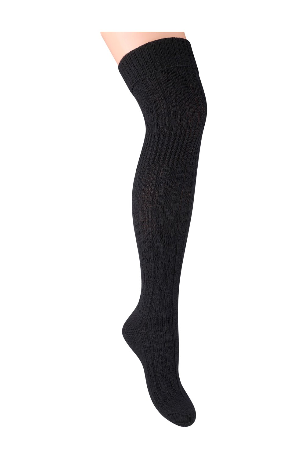 Ciorapi peste genunchi, din lana, S089-15 carouri imagine noua 2022