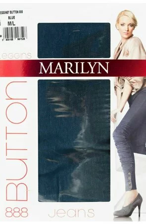 Colanti dama, tip jeans - Marilyn Button 100 DEN
