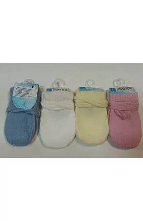 Manusi din acrilic fara degete R001 roz, bleu, alb, crem