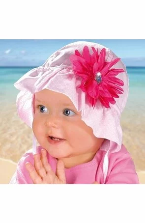 Palarie de vara 100% bumbac pentru fetite 6-18 luni - AJS 28-148 multicolor