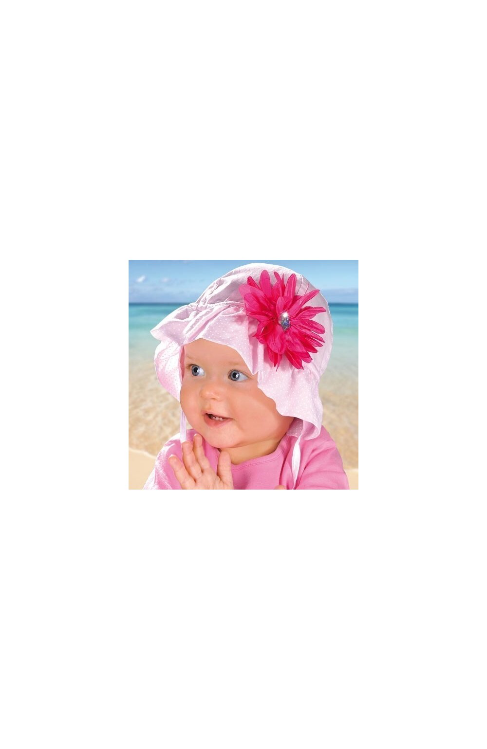Palarie de vara 100% bumbac pentru fetite 6-18 luni – AJS 28-148 multicolor carouri imagine noua 2022