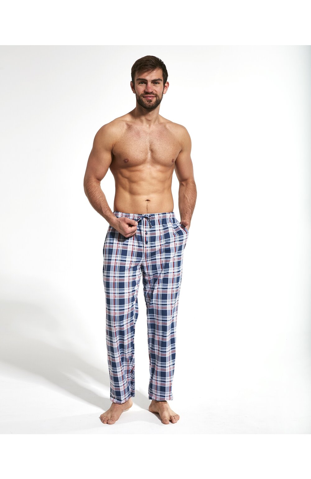 Pantaloni pijama barbati, 100% bumbac, Cornette M691-25 100 imagine noua 2022