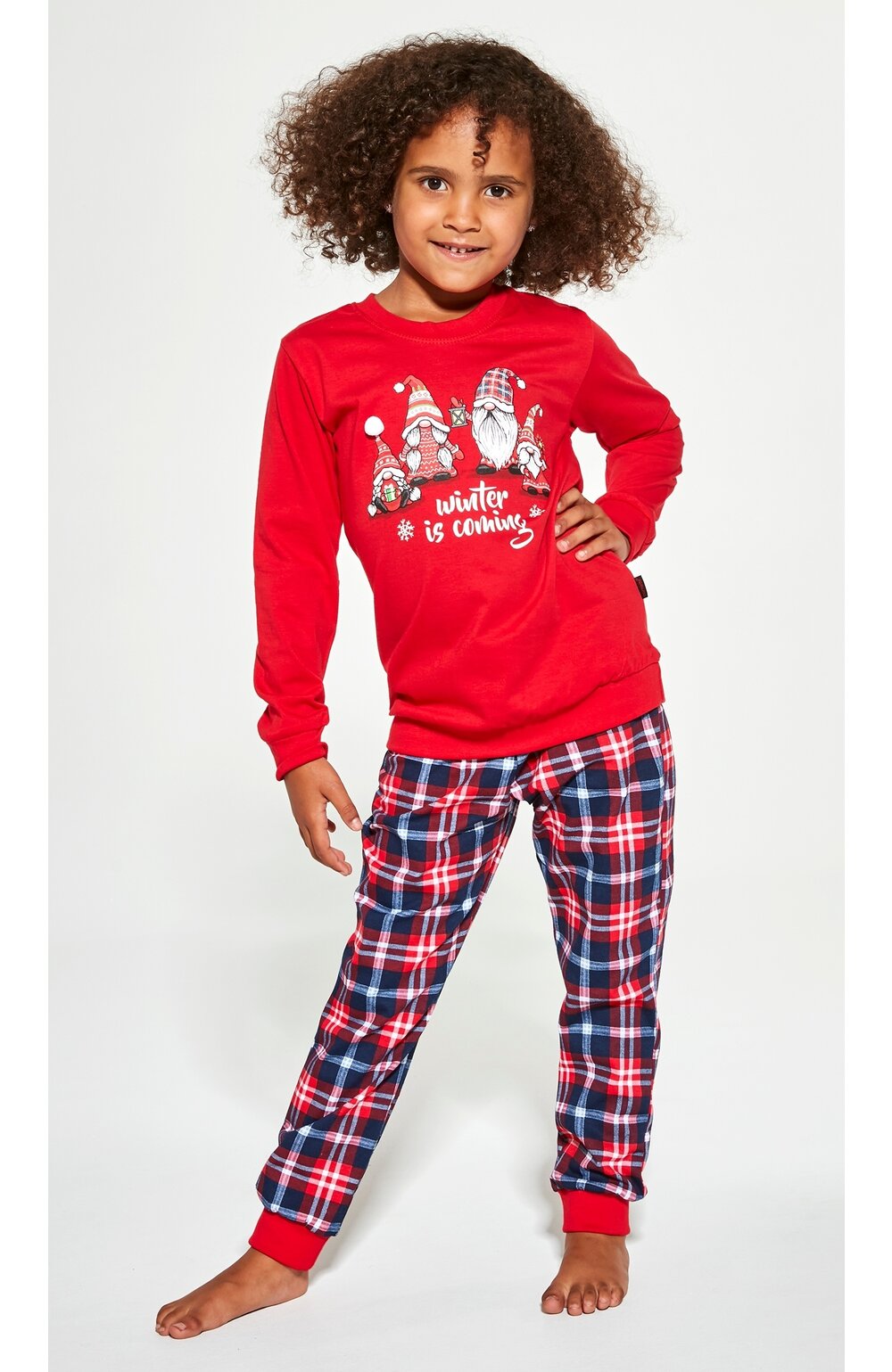 Pijama fete 1-8 ani, colectia familie, cornette g594-147 gnomes