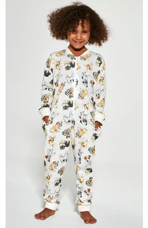 Pijama salopeta pentru fete 9-14 ani, colectia mama-fiica, Cornette G385-146 Dogs 2