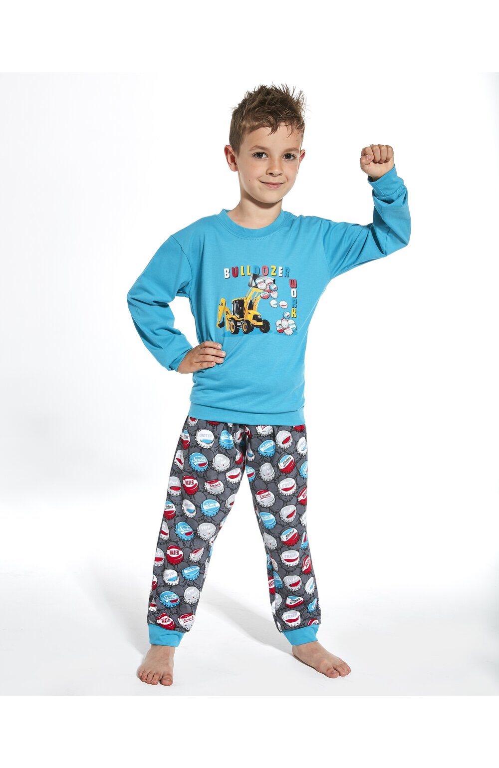 Pijama baieti 1-8 ani, 100% bumbac, Cornette B593-106 1-8 imagine noua 2022