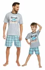 Pijama baieti 1-8 ani, colectia tata-fiu, Cornette B789-052 Malibu beach