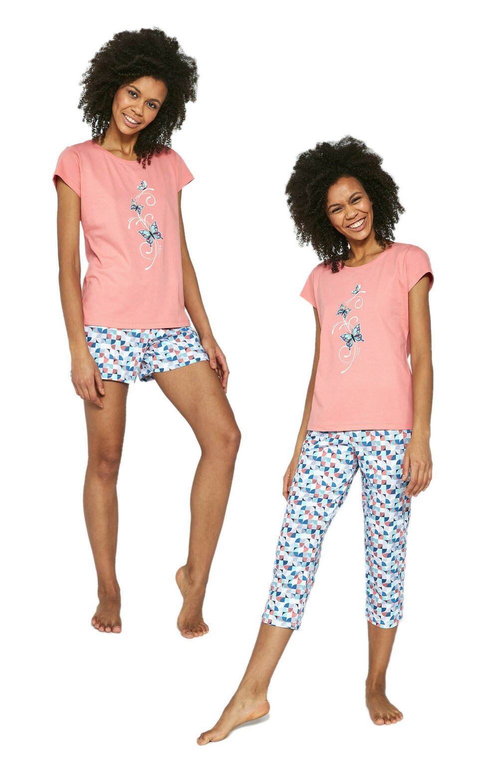 Pijama dama, 3 piese, 100% bumbac, Cornette W665-202