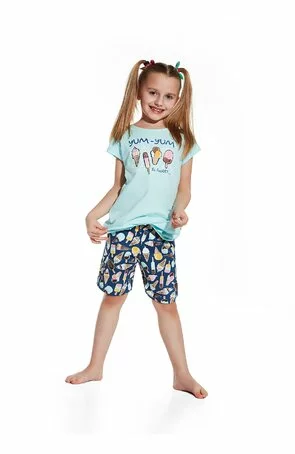 Pijama fete 1-8 ani, 100% bumbac, Cornette G787-052
