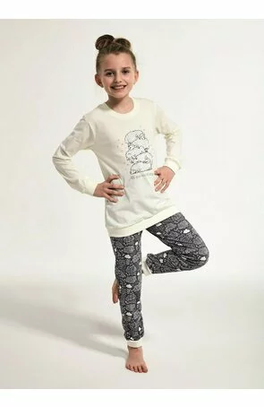 Pijama fete 1-8 ani, 100% bumbac, Cornette G594-114