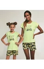 Pijama fete 9-14 ani, colectia mama-fiica, Cornette G788-077 Avocado