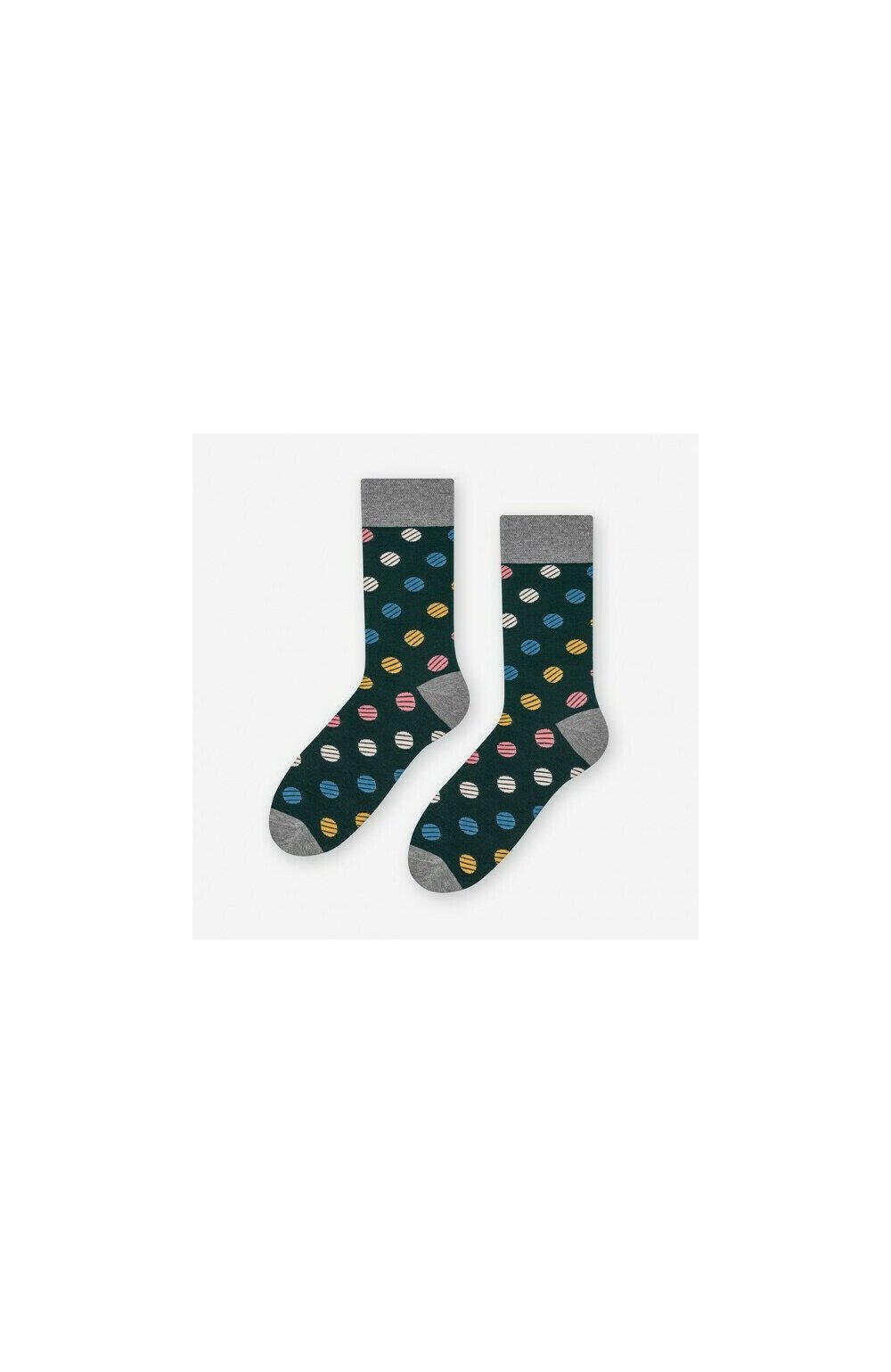 Sosete lungi barbati, model cu buline colorate – Happy socks – More S051-090 Balls, verde Balls imagine noua 2022