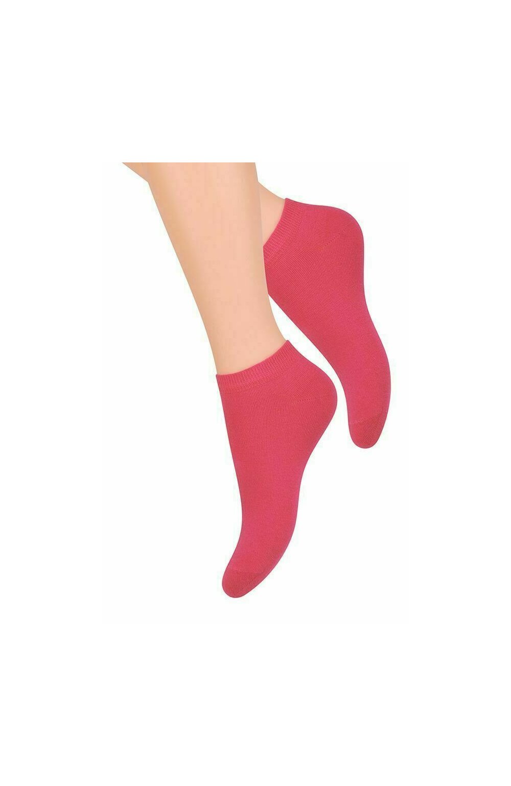 Sosete scurte de dama - steven s052-017 roz fucsia