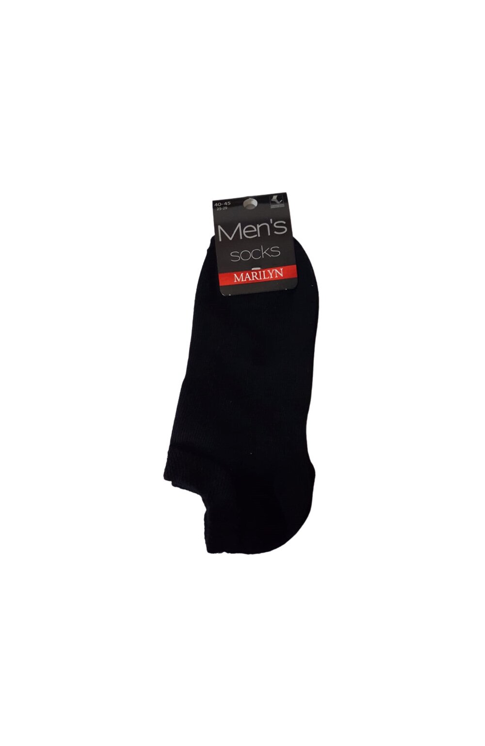 Sosete scurte pentru barbati, invizibile din incaltaminte - marilyn s03-n, negru