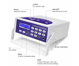 Detox spa aparat pentru detoxifierea organismului picture - 2