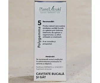 Polygemma 5 pentru cavitatea bucală și gât 50ml picture - 3